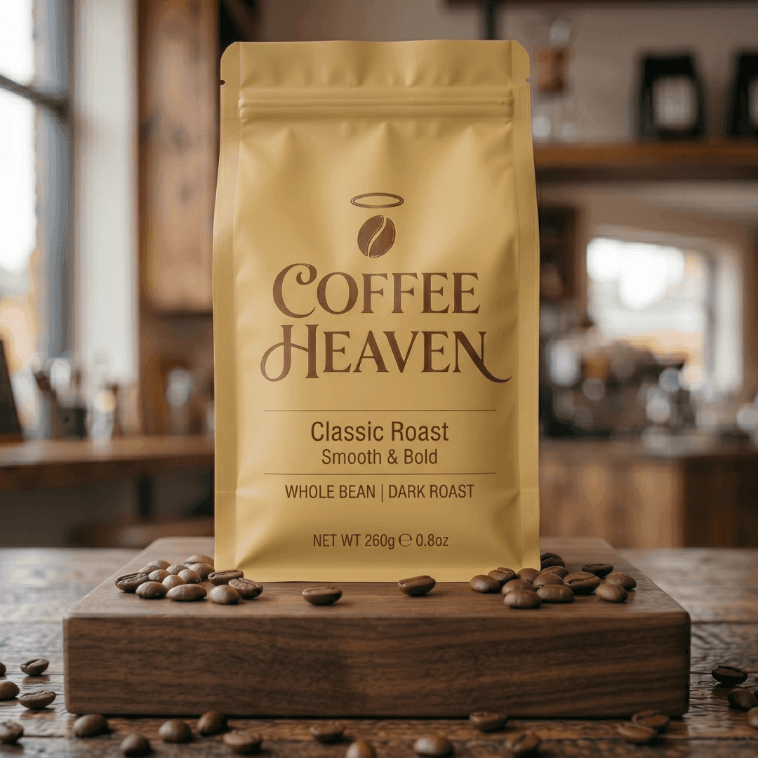 Heaven Classic Roast — dark roast signature blend